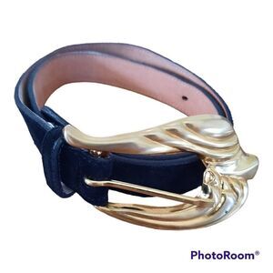 Vintage Harken Suede Genuine Leather Belt